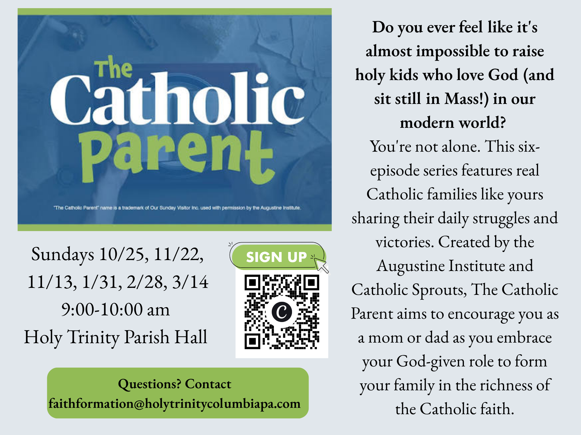 Catholic Parent Slider