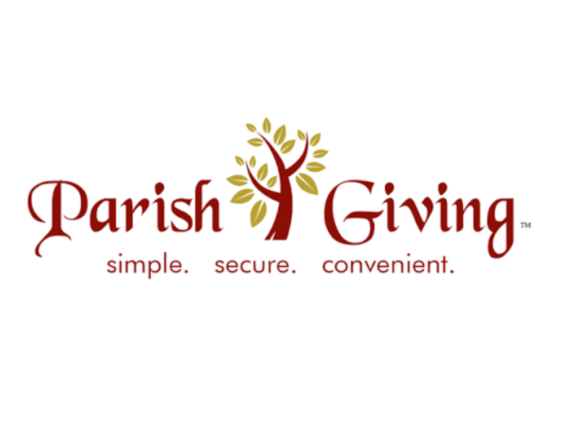 Parish giving website slider